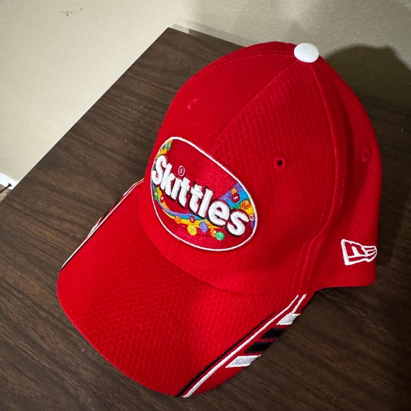 This like new Kyle Bush Joe Gibbs Skittles cap s/m - Picture 2 of 6